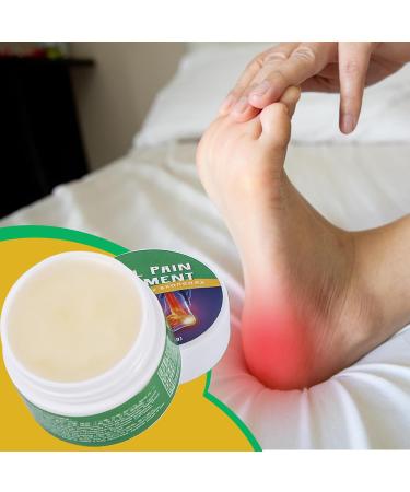 Heel Pain Ointment Foot Repair Cream Heel Discomfort Ointment Non-Greasy Soothing and Relaxing Formula 23g for Home Injuries - Buy Online on GoSupps.com