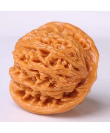 Togepp 2-Piece Walnut Exercise Balls Acupuncture Massage Health Handballs for Therapy & Wellness in International Shipping - Buy Online on GoSupps.com