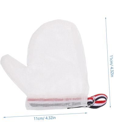 FRCOLOR 2 Pairs Anti-eating Gloves Newborn Pacifiers Finger Sucking Stop Girl Anti Scratching Gloves Newborn Mittens Baby Girl Child Nail Biting Anti-scratch Nylon White - Buy Online on GoSupps.com