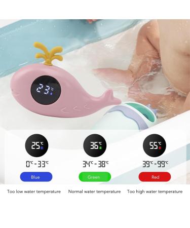 Baby Bath Thermometer Cartoon Baby Water Thermometer for Bathroom (Pink) - Buy Online on GoSupps.com