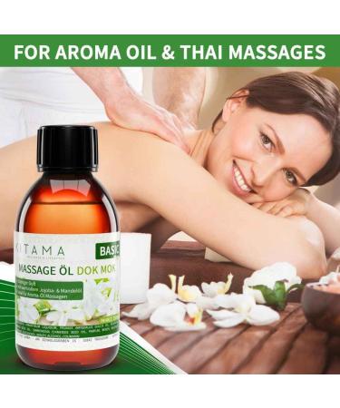 KitaMa DOK MOK Thai Water Jasmine Massage Oil - 5000ml Relaxation & Nourishing Aroma Oil for Body Care - Buy Online on GoSupps.com