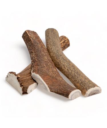 Dilecti Natural Deer Antlers For Dogs - Rich in Proteins & Minerals Perfect Dog Antler Chew for Dental Care Teething and Boredom Nutritious and Tasty Dog Treats - Spilt S (28-50g) pack of 3 Spilt / Half S (pack of 3) - Buy Online on GoSupps.com