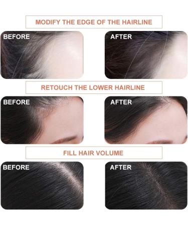 Instant Hairline Powder Shadow - Professional Root Concealer for Men and Women in Light Brown/Dark Brown - Waterproof - Buy Online on GoSupps.com