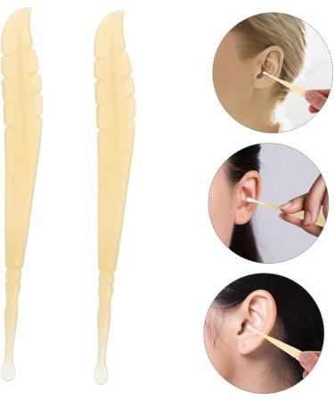 FRCOLOR 2pcs Portable Earwax Extractor Soft-tip Ear Cleaning Tool for Gentle Ear Care Travel-Friendly Picks for Adults and - Buy Online on GoSupps.com