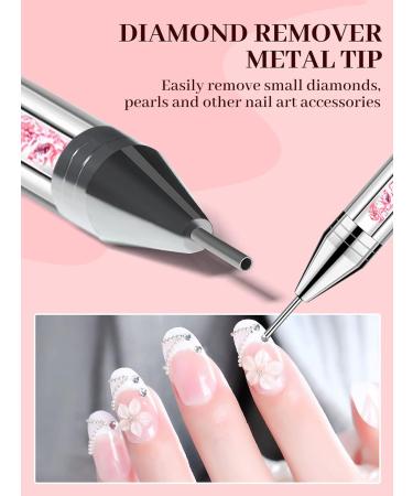 2 Pack Rhinestone Picker Dotting Pen Diamond Painting Wax Pencil + Tweezer - Nail Art DIY Decoration Tool - Buy Online on GoSupps.com