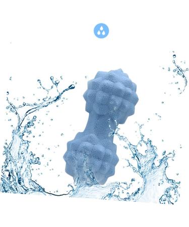 Tovinanna Double Massage Foot Balls - Silicone Acupuncture Gauge for Muscle Relief | Fitness & Yoga Tool - 15x6cm Blue - Buy Online on GoSupps.com