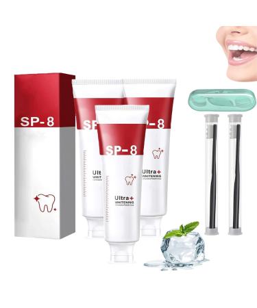 Sp8 Toothpaste Sp8 Probiotic Toothpaste Sp 8 Probiotic Whitening Toothpaste Sp 8 Ultra Whitening Toothpaste Fresh Breath(3) 1 Count (Pack of 1)