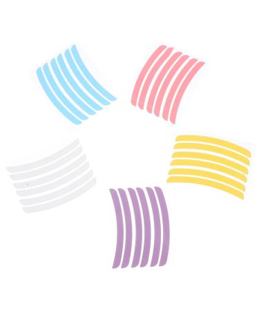 Ipetboom 5 Sheets Silicone Lash Eyelash Lift Shield Eyelash Lifting Ribbon Curlers Silicone Eyelash Lift Pads Rotating Makeup Organiser Eyelash Tool Cosmetic Suite Silica Gel