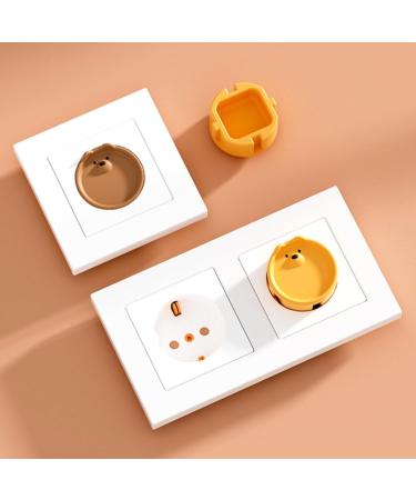 LLMTN Silicone Socket Covers - 4-Pack Decorative & Dust Protection for F-Type Sockets - Buy Online on GoSupps.com