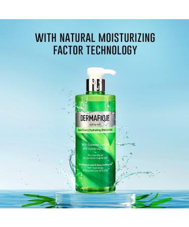 Derma Fique Aqua Cloud Hydrating Shower Gel 500ml | Body Wash for Sensitive & Normal Skin | With Seaweed Extracts & Hyaluronic Acid | Dermatologist Tested - Buy Online on GoSupps.com