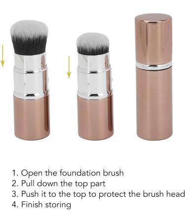 2 in 1 Absorbing Volcanic Roller Double Headed Brush Volcanic Stone Oil Control Roller Results Remove Excess Shiny (Brown) - Buy Online on GoSupps.com