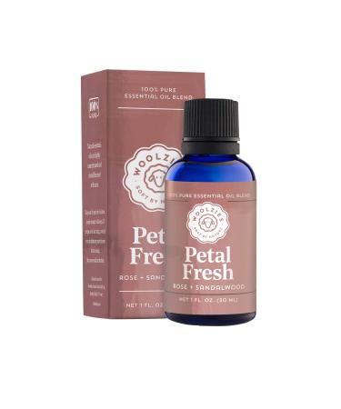 Woolzies 100% Pure & Natural Petal Fresh Essential Oil Blend 1 Fl Oz | Rose & Sandalwood Therapeutic Grade Oil Blend | Use with Wool Dryer Balls or Oil Diffuser