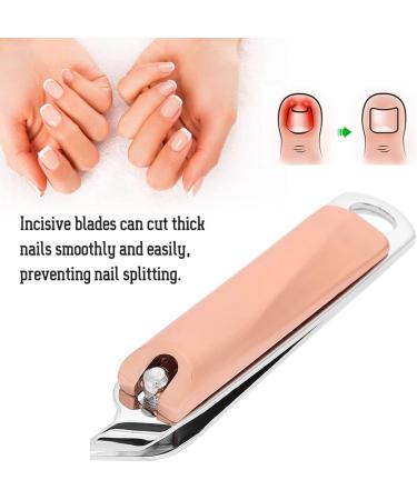 Nail Clippers Alloy Bevel Oblique Nail Cutter Manicure Pedicure Finger Toe Scissors for Home Gift - Buy Online on GoSupps.com