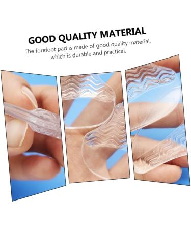 Mobestech 6 Pairs Forefoot Pad Orthotic Insoles - Wedge Pillow Shoes Cushion for Ball of Foot - Absorption Inserts & Dancer Pads - Half Size PU White - Buy Online on GoSupps.com