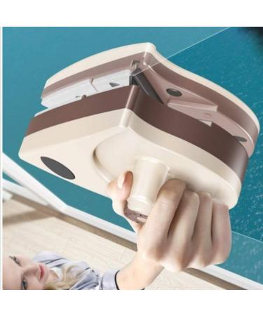 Grey Double-Sided Wipe Sided Magnetic Glass Wiper Cleaner Adjustable Glazed Windows Thickness Window Cleaner - Buy Online on GoSupps.com