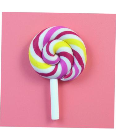 SHINEOFI 24pcs Lollipop DIY Beads Flat Back Lollipop Candy Flatback Pacifier Charms Phone Case Ornaments Charms Gummy Candy Lollipop Candy - Buy Online on GoSupps.com