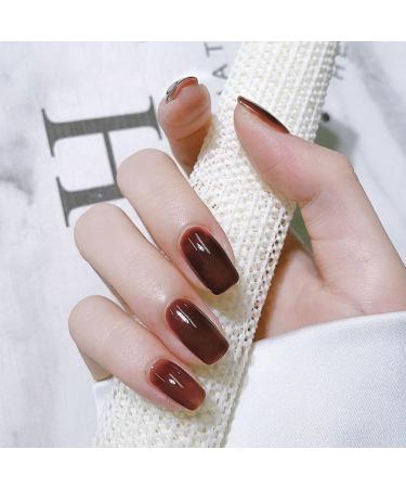 15ml Soak Off Milk Tea Caramel Gel Amber Gel Nail UV Gel Gel Nail Polish Semi Permanent Tortoiseshell Glass - (Color: 2) - Buy Online on GoSupps.com