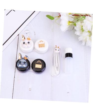 Buy Healvian 2-in-1 Contact Lens Container & Lip Gloss Case | Stylish Portable Lens Holder for Travel International Shipping Available - Buy Online on GoSupps.com