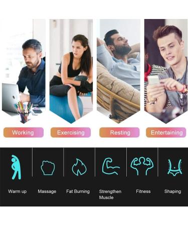 QUEATH EMS Abdominal Muscle Trainer - Portable Stimulator with 8 Modes & 19 Intensities for Effective Abs Workout - Buy Online on GoSupps.com