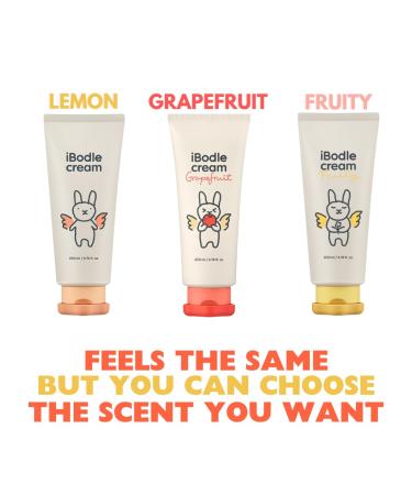 Cream Grapefruit Moisturizer for Newborns & Sensitive Skin | Unacidic Hypoallergenic Korean Skin Care with Centella Asiatica | Gentle Hydration for All Ages - 200ml/6.76 fl oz - Buy Online on GoSupps.com