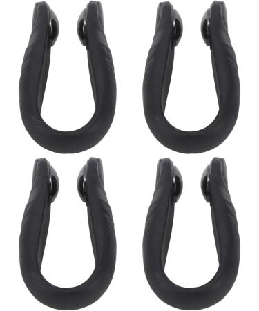 Headache Relief Clip Set - Adjustable Acupressure Point Massagers for Stress Reduction (4 Pieces) - Black - Ideal for Office Use - Buy Online on GoSupps.com