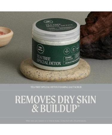 Tea Tree Special Detox Foaming Salt Scrub - Exfoliates & Refreshes Scalp for All Hair Types - 6.5 oz | International Shipping Available - Buy Online on GoSupps.com