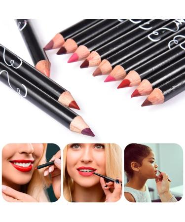 Buy Lipkeontenstift 12 Color Waterproof Lip Liner Set - Smooth Matte & Durable Semi-Permanent Makeup for Perfect Lips - Buy Online on GoSupps.com