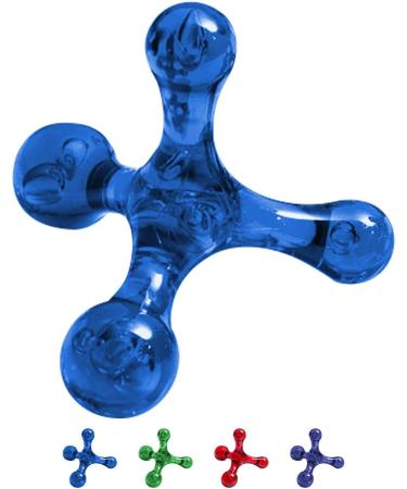 Jacknobber 2 Massage Aid | Self-Massage Roller & Back Massager - Blue | Best International Shipping - Buy Online on GoSupps.com
