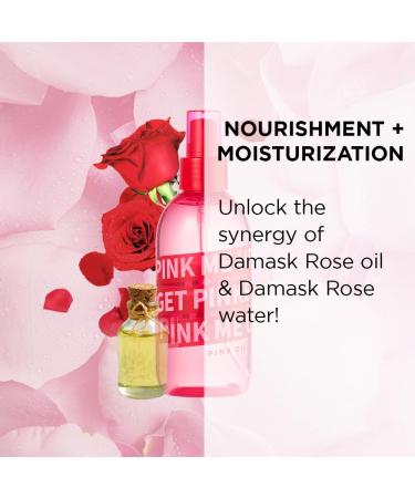 Buy GET PINK ME UP Hair Oil - Deep Hydrating Floral Essence Serum with Rose Extract Coconut & Avocado Oil - 6.7 Fl oz for Shiny Nourished Hair - International Shipping Available - Buy Online on GoSupps.com