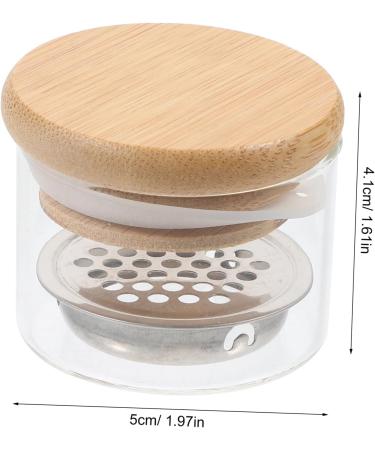 Healeved Nail Art Brush Cup Nail Tools Nail Art Tools Dappen Dish Glass Nail Dish Nail Dish with Lids Glass Nail Cup Dish for Acrylic Nails Nail Dish Cup Sequins Glass Jar Stainless Steel - Buy Online on GoSupps.com