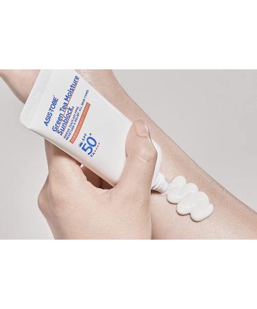 ASIS-TOBE Green Tea Moisture Sunblock 1.69 oz / 50 ml - SPF 50 Protection - Buy Online on GoSupps.com