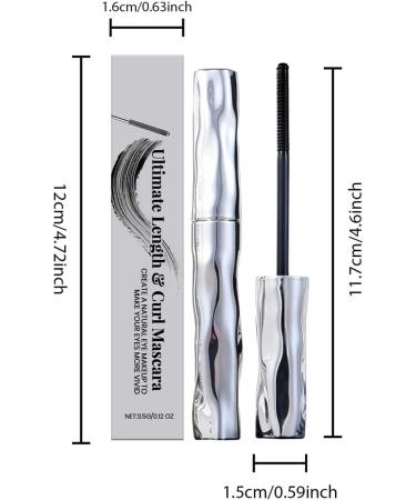 Masoog Lengthening Mascara Lengthening Waterproof Cosmetic 35G Erase Resistant Mascara for Curved Eyelashes - Buy Online on GoSupps.com