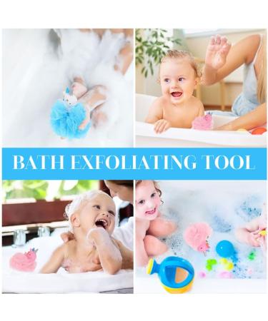 COHEALI Unicorn Bath Ball Cleaning Sponge - 2pcs PVC Cartoon Tub Puff for Kids - Buy Online on GoSupps.com