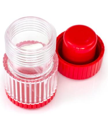 HealthSmart Pill Crusher & Grinder - Crushes Vitamins & Tablets - Ergonomic Grips - Red - 1 Count - Buy Online on GoSupps.com