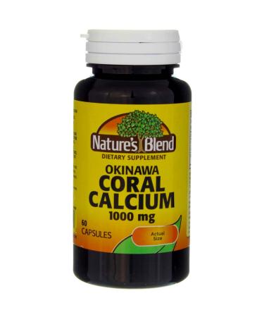 Nature's Blend Okinawa Coral Calcium 1 000 mg 60 Caps