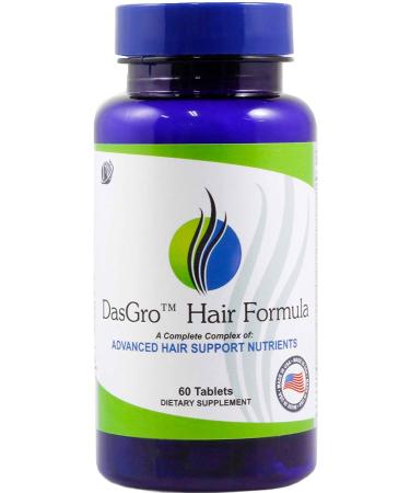 DasGro Hair Growth Vitamins  Biotin & DHT Blocker  Stops Hair Loss  Thinning  Balding  Promotes Hair Regrowth in Men & Women  All Hair Types  30 Day Supply