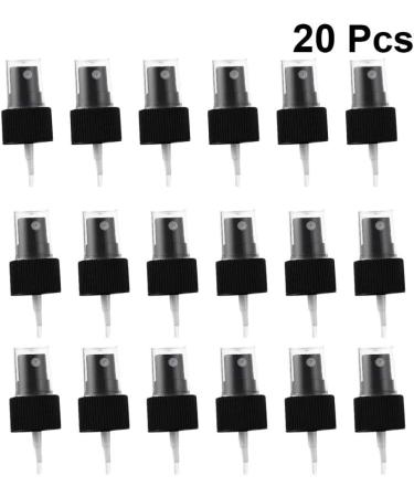 Solustre 20PC Pumping Heads for Spray Bottles | 18mm Perfume & Essential Oil Bottle Replacements | Travel & Home Use - Black - Buy Online on GoSupps.com
