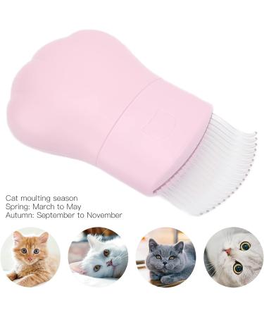 PSOP Multi-Functional Pet Massage Comb - Comfortable Cat Care Brush for Small Cats & Dogs (Pink) - International Shipping Available - Buy Online on GoSupps.com