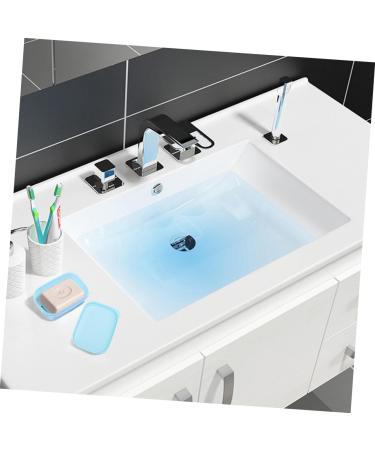 Amosfun 2pcs Box Soap Case Shower Soap Holder Soap Storage Case Soap Dish with Lid Sponge Soap Bathroom Soap Dish Soap Container Soap Dish for Shower Travel Soap Box Rectangle - Buy Online on GoSupps.com