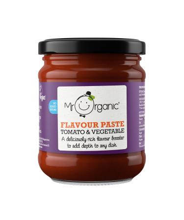 Mr Organic - Tomato & Vegetable Flavour Paste - Pack of 6 - Made with Sun-Ripened Italian Tomatoes - Vegan-Friendly - Organic Flavour Booster - Rich & Savoury Tomato & Vegetable 200g (Pack of 6)