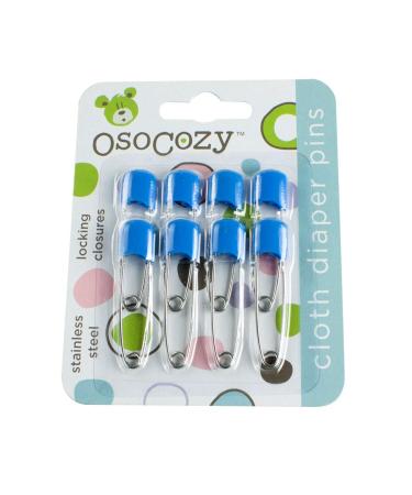 OsoCozy Diaper Pins Blue