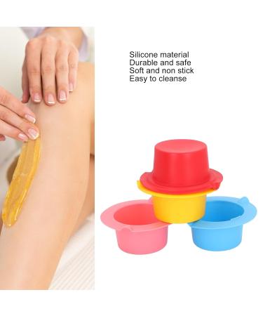 Silicone Wax Bowls - Set of 4 Heat Resistant Melting Bowls | Reusable for Easy Waxing | Ideal Replacement - Buy Online on GoSupps.com