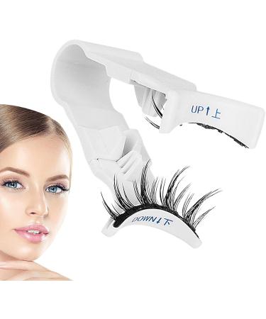 Magnetic False Eyelash Curler Eyelash Styling Tool Magnetic Curler V Clip Eyelash Curler with Comb Fit All Eye Shape Curved Eyelash Curlers for Women Make Up Natural and Long Lasting Eye Lash - Buy Online on GoSupps.com