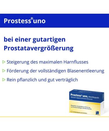 Prostess Uno Soft Capsules - Premium Men's Health Supplement for Prostate Wellness | Fast International Shipping - Buy Online on GoSupps.com