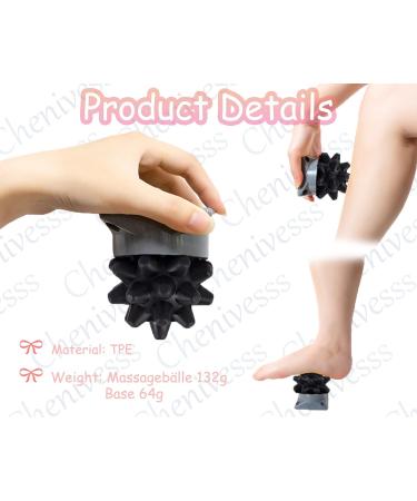 Massage Balls Set - 5-Piece Hedgehog & Peanut Balls for Neck Back Shoulder & Foot Relief | International Shipping - Buy Online on GoSupps.com