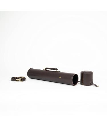Handcrafted Leather Document Tube in Black from Hoi An Soul - 21 - Buy Online on GoSupps.com