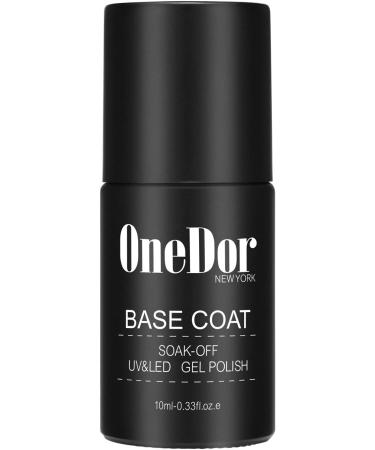 OneDor Gel Top Coat & Base Coat Set | UV/LED Soak Off Polish Kit - No Wipe Formula - Buy Online on GoSupps.com