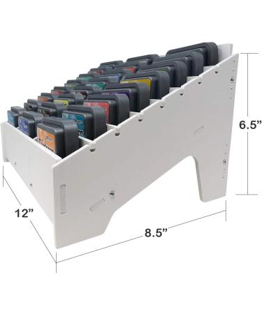 Pixiss Ink Pad Storage Holder - 24 Slot Organizer for Distress Oxide and Other Ink Pads - Horizontal or Vertical Display - Buy Online on GoSupps.com