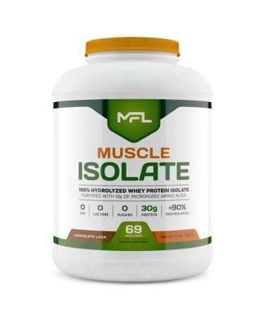 MFL 100% Isolate Protein l 30g of Protein l 12g Amino Acids l Keto Friendly l Low Carbs l 5 lbs. (Chocolate Lava) Chocolate Lava 5 Pound (Pack of 1)