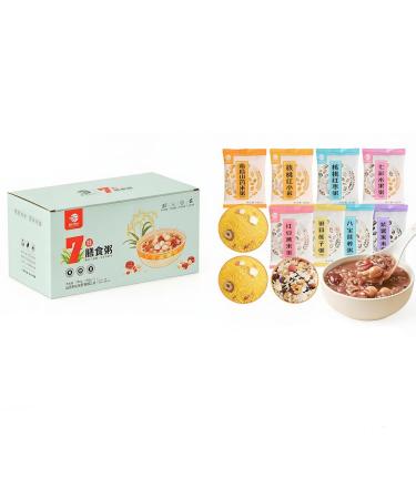 Bouillie Multi-grains Nutritive 7 Paquets/bo te 700g 7 Saveurs Petit-d jeuner Cuisson Rapide C r ales Saines For Toute La Famille